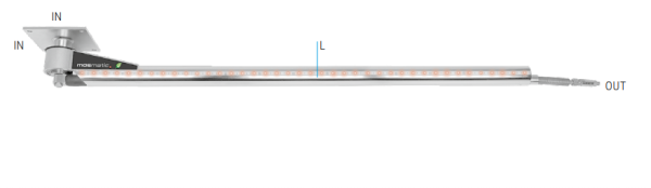 Mosmatic LED-Deckenkreisel - DKPbl - L=1750 mm